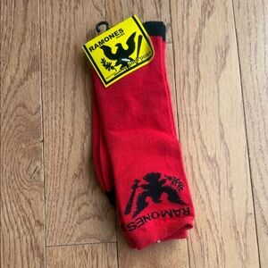 Sourpuss Ramones Red and Black Casual Socks